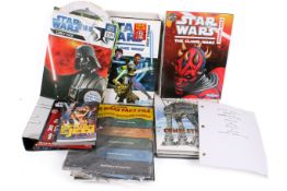 A collection of assorted Star Wars related books and annuals. Including Fact File part 1 to 3, etc.