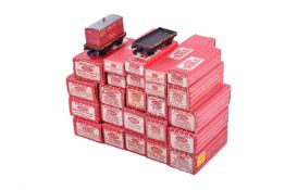 Twenty-four boxed Hornby Dublo 00 gauge wagons.