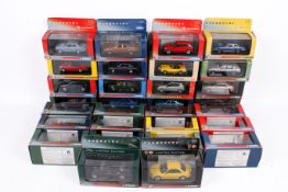 A collection of Corgi and Vanguards 1:43 scale diecast models cars.