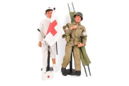 Two assorted Action Man figures.