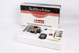 A Hitec Focus 6 F.M 6 channel radio control system, boxed.