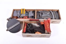 An assortment 00 gauge train layout accessories.