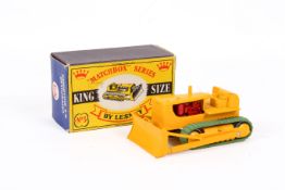 A Matchbox Series King Size K-3 Caterpillar D.9. Bulldozer.