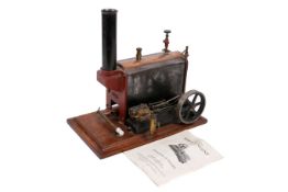 A vintage Staurt Turner horizontal live steam 'Mill Engine' Type S 50.