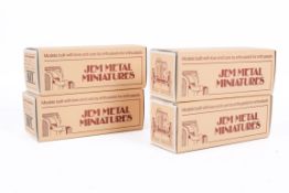 Four Jem Metal Miniatures diecast 1/43 Scale model maker's kits, boxed.