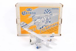 An ERTL Collectables The Replica 1931 Stearman Corona diecast model plane, boxed.