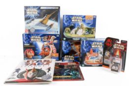 A group of assorted Star Wars Episode 1 collectables, all boxed.
