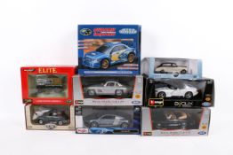Collection of assorted modern diecast cars, all boxed.