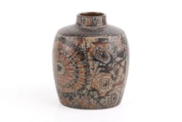 Nils Thorsson (Denmark), mid-century Royal Copenhagen stoneware vase.