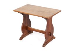 Alan 'Acornman' Grainger (British), 20th century solid oak low side table.