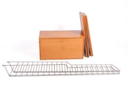 Nils Strinning (Swedish), mid-20th century string shelving system bay.