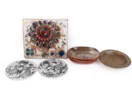 A group of Danish studio pottery.