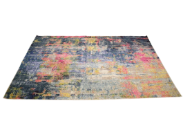 A modern abstract, multicolour rug by Nourison.