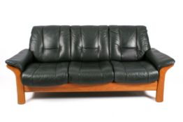 A Danish, Ekorness mid-century three seater sofa.