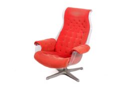 A Danish mid-20th century Alf Svensson Galaxy chair.