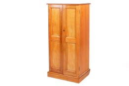 A circa 1930s solid oak and pine cupboard. With pigeon hole style shelves to the interior.