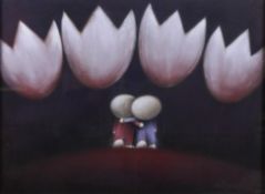 Doug Hyde (British, born 1972), pastel on paper, 'Midnight Walks'.