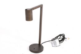 A contemporary Astro Ascoli desk lamp in brush 'bronze' finish.