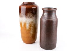 Two mid-20th century West German vases.