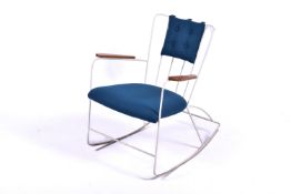 Ernest Race (British, 1913-1964), A mid-20th century rocking chair, 'The Rocker'.