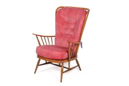A mid-century, Ercol 'Evergreen' armchair.