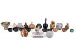 A large quantity of mid-century Scandinavian design studio pottery.