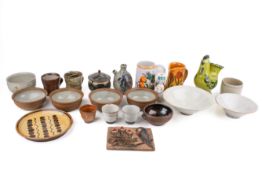A large quantity of mid-century Danish design studio pottery.