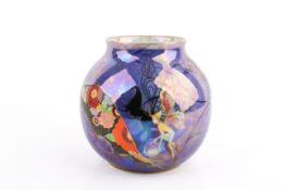 A 20th century Carlton Ware spherical vase.
