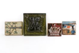 A collection of four 20th century, Danish design plaques.