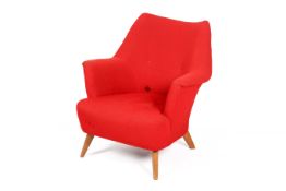 Greaves & Thomas, Danish style mid-century 'Put U Up' armchair.