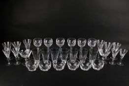 A large quantity of Waterford Sheila pattern drinking glasses.