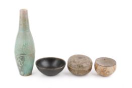 Eva Brandt (Denmark), four stoneware items.