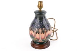 A 20th century studio pottery moon flask vase.