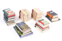 A collection of assorted books related to Winston Churchill.