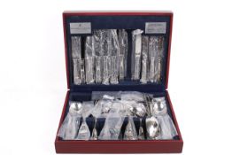 A Viners The Parish Collection canteen of cutlery, mostly for eight.