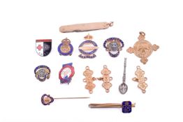 A small group of badges.