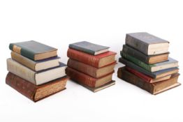 A collection of assorted books on the subject of military uniforms and firearms. Including C. H.