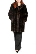 A Jontique faux fur coat and a vintage Dickins & Jones Ltd cape.