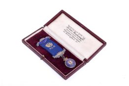 A silver Royal Antediluvian Order GLE medallion.
