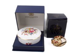 Two 20th century English porcelain items.