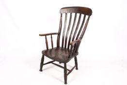 A 19th century Windsor armchair.