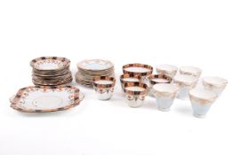 A collection of two assorted Staffordshire china tea sets.