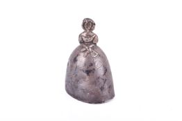An early 20th century silver bell.