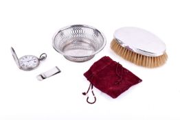 Four silver and silver mounted items.