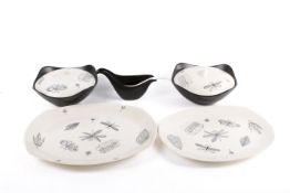 A group of mid-century 'Midwinter Modern Fashion Style' ceramic tableware.