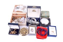 A collection of assorted jewellery and wristwatches.
