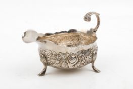 A George II sauce boat.