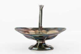 An early 20th century silver bonbon basket.