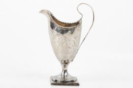 A small George IV cream jug.