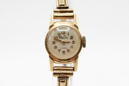 A vintage lady's 18ct gold MuDu cocktail watch.
